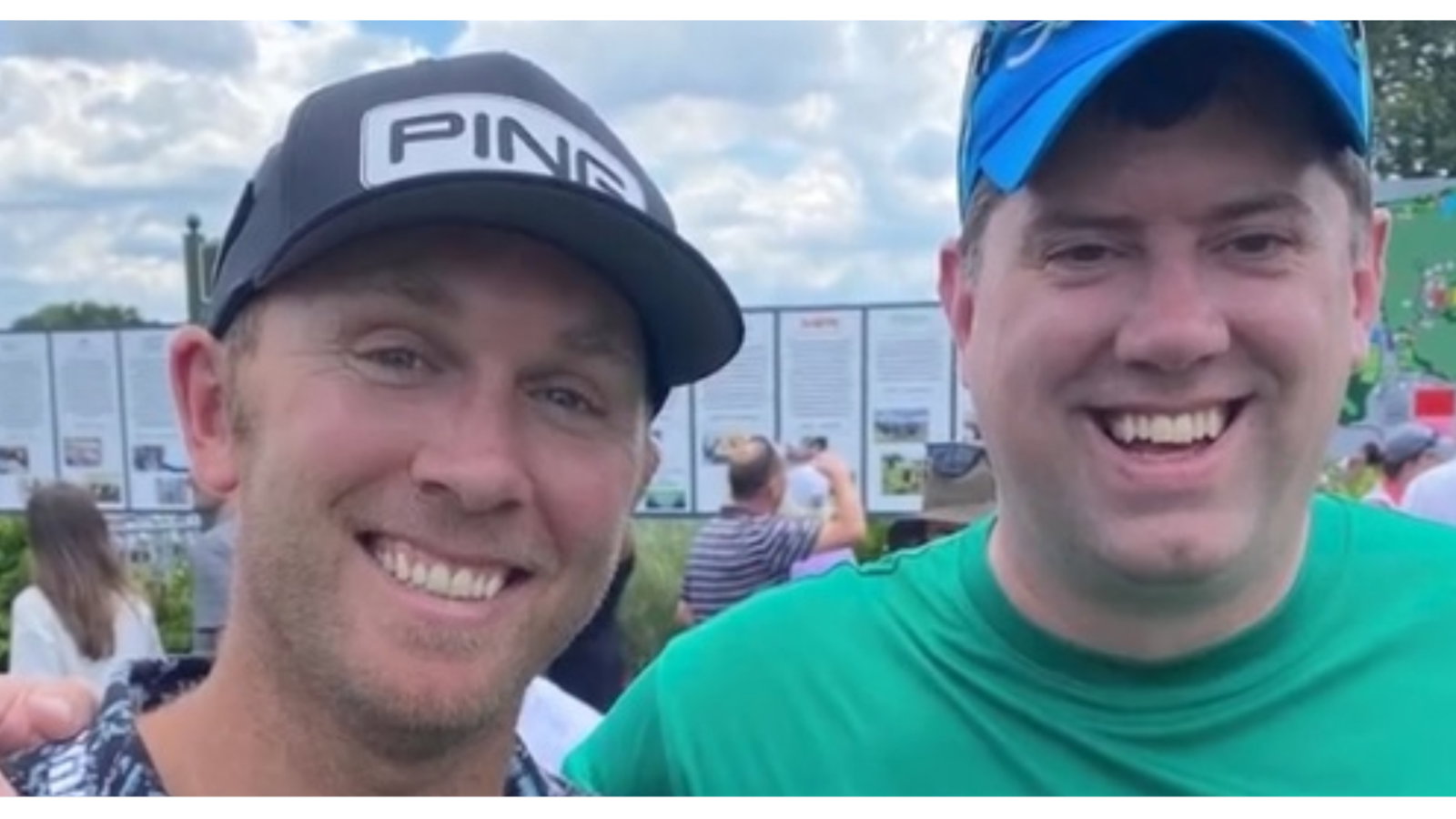 PGA Tour pro Seamus Power meets super fan at Travelers Championship